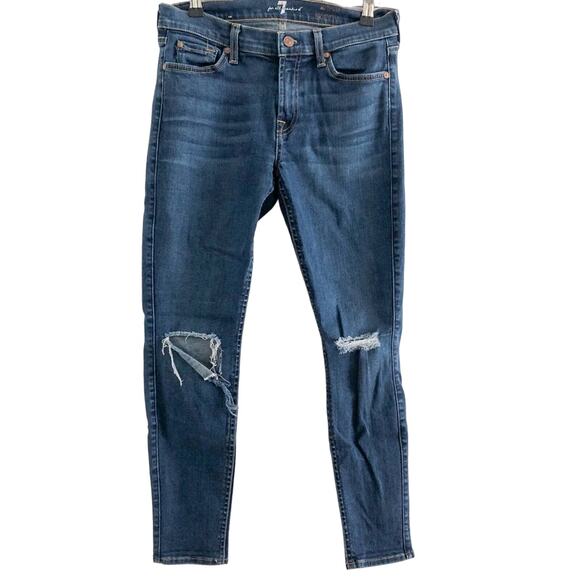 7 for All Mankind Skinny Jeans Ankle Length 29 - Picture 1 of 5